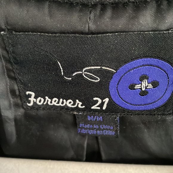 Forever 21 block women’s coat Size M - Picture 2 of 11
